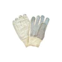 Zenith Safety Standard Quality Gloves, Medium, Split Cowhide Palm - 36 Pack-Cuff Material: Cotton
