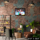Nathan Mackinnon Colorado Avalanche Goal Celebration - Framed Canvas - 31" x 22"-Officially licensed by the NHL and NHLPA