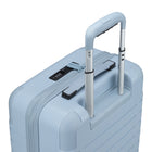 Travelite Epicure 19" Hardside Carry-on Spinner Luggage - Niagara Mist-Deluxe interior with 5 pockets: mesh pocket, wet pocket, privacy pocket, compression panel with 2 lining pockets and includes laundry bag
