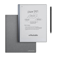 reMarkable - Tablette 2 Paper avec Marker Plus et étui portefeuille en cuir polymère - Gris-Découvrez la tablette papier qui révolutionne la prise de notes, la lecture et la révision de documents, avec une expérience d'écriture comparable à celle du papier
