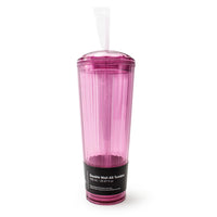 Sully - Gobelet à double paroi AS avec dessus en forme de dôme nervuré - 765 ml - Violet-La construction à double paroi élimine la transpiration de la paroi extérieure causée par les liquides froids