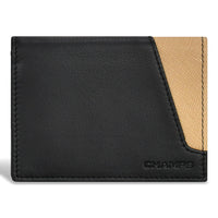 Champs - Porte-cartes en cuir Iconic - Noir/Ivoire-Porte-cartes en cuir dans une boîte cadeau
