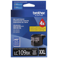 Brother LC109 Super High-Yield Black Ink Cartridge-Brother Genuine LC109BKS Super High-yield Black Ink Cartridge.