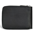 Champs Iconic Leather Zip Around Wallet - Black/Black-RFID Lining