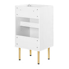 Modway Chaucer 18" Bathroom Vanity Cabinet - White-Sink Basin And Fixtures Not Included