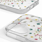 Ideal of Sweden Clear Case Mid MagSafe for iPhone 16 - Petite Floral-Custom Fit All-Around protection