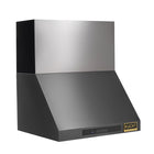 KUCHT KRH363A-C 36" 900 CFM Wall Mounted Range Hood - Gemstone-This powerful pro-style range hood will give proper ventilation to your Kucht pro-style range with high BTU output while performing in a quiet operation with 3-speed levels
