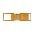 BIOS Living Bamboo Bathtub Caddy -Features 3 convenient notches built into the caddy to allow for a variety of reading positions