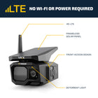 Vosker VKX Solar Powered 4G-LTE Outdoor Cellular Security Camera-LONG AUTONOMY: Powered by an oversized solar panel, the VKX camera offers up to 6 months of independence, no external power needed.