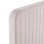 Modway Celine Channel Tufted Performance Velvet Full Platform Bed - Pink-Wood Slat Support System