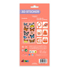 Avenir Nature Creations Butterfly 3D Stickers-Sticker sheet size: 7.1" H x 4.3" W