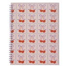 Pep Rally Coil Notebook - 8" H x 10" W - 80 Sheets - Bonjour Bestie-80 college-ruled sheets for note-taking