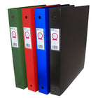 Filemode Extra Thick Poly Binder, Blue, 1.5" Ring, 6 Pack-Colour: Blue