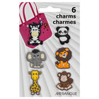 Merangue Small Charms - Animals - 6 Pack-Cute and playful animal-themed designs