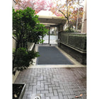 Edgewood Tundra Heavy Traffic Exterior Scraper Mat - 6' 10" W x 7' L - Charcoal with Black Edging-82"W x 84"L x 0.5"H