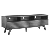 Modway Render 60" TV Stand - Charcoal-Mid-Century Modern TV Stand