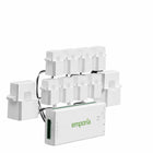 Emporia Vue 3 Home Energy Monitor with 8 50A Circuit Level Sensors-Installs inside most residential circuit panels using clamp on sensors and supports single phase single split phase and two wire electrical systems, also compatible with three wire systems and three phase four wire wye systems with earthed tn or tt neutral when using an additional 200A sensor sold separately