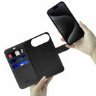 Blu Element Folio 2-in-1 Compatible with MagSafe Case for iPhone 17 Air - Black-Precision fit with easy access to all ports