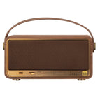 Edifier MP330 BT Wireless Hi-Res Audio Portable Retro Wood Speaker wiith 20W RMS Stereo Sound - Brown-Bluetooth stereo pairing: Pair two MP330 speakers to create a true stereo soundstage that fills your space with rich and immersive audio