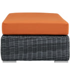 Modway Summon Outdoor Patio Sunbrella Rectangle Ottoman - Canvas/Tuscan-Water & UV Resistant