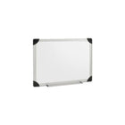 Dry-Erase Board, 3' x 2', Aluminum Frame/White-Dry-erase board features a laminated styrene surface and sturdy aluminum frame that withstands years of use