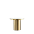 Manhattan Comfort Glenn 19.68" Modern Glam End Table - Gold-Mix and Match with Manhattan Comfort Coffee Tables