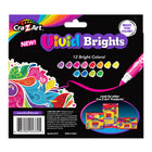 Cra-Z-Art Vivid Markers - 12 Pack-Great for colouring books, fun home art projects, school, daycares, art studios, classrooms, and more