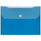 Winnable Velcro Poly Two File Pocket Envelope, Letter Size, Assorted Colours-Velcro closure on front pocket ensures easy, convenient access to your files
