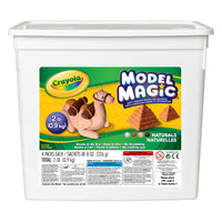 Crayola Model Magic Bucket - Natural Colours - 2lb-Kids can mold, shape and twist the Model Magic any way they like. There are no rules and no limits to what they can create with the versatile modeling material.
