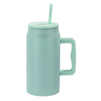 General Supply Goods + Co - Gobelet géant en acier inoxydable - 1,35 L - Menthe-Grande capacité de 1,35 L (45 oz) pour une hydratation prolongée