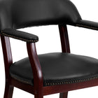 Flash Furniture – Fauteuil de conférence en vinyle, noir (BZ100BLK)-Mousse ignifuge CA117