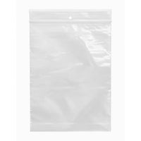 KL Rubber Resealable Polyethylene Bag with Hang Hole - 2 Mil - 6" x 10” - 1000 Pack-Offset lip design with durable zipper for easy opening and secure closure