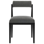 Modway Kai Fabric Dining Chair - Charcoal/Black-8
