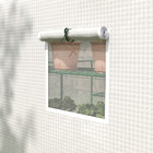 Outsunny - Serre en polycarbonate 6 pi x 2,5 pi-Étagère à fleurs en forme de U à 2 niveaux pour cultiver plus de plantes en utilisant l'espace vertical et organiser facilement
