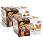 San Andrés - fruits confits Choco Fruits enrobés de chocolat 150 g - paquet de 2-Assortiment de fruits et légumes confits enrobés de chocolat noir
