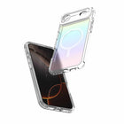 Avana Cosmic Frost Compatible with MagSafe Case for iPhone 17 Air - Violet-Transparent cover shows the camera bay color