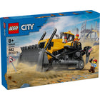 LEGO City Yellow Bulldozer Construction Site-Bulldozer building toy - Building your own city is big fun with the LEGO City Yellow Bulldozer playset for kids aged 8 and up