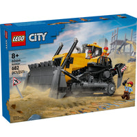 LEGO City Yellow Bulldozer Construction Site-Bulldozer building toy - Building your own city is big fun with the LEGO City Yellow Bulldozer playset for kids aged 8 and up