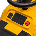 Aosom - Tractopelle-bulldozer 3 en 1 à conduire, rouleau compresseur avec musique - jaune-Couleur : Jaune, Noir 