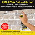 Alien Seal Spray Waterproof Liquid Rubber Spray - 14 oz - Black-Indoor & Outdoor Versatility: Designed for both indoor and outdoor applications, this sealant is ideal for everything from window frames and bathroom tiles to roof leaks and RVs, ensuring durability and resilience in any environment.