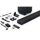 Sharp HT-SBW53121 Q-Series 3.1.2-Channel Soundbar with Wireless Subwoofer-BLUETOOTH V5.0