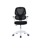 Brassex Wallace Task Chair - Black/White-Slim profile