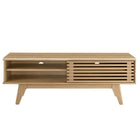 Modway Render 48" TV Stand - Oak-Durable Particleboard Construction