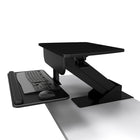 TygerClaw Sit-Stand Desktop Workstation Stand with Desk Clamp-Enhance your comfort and productivity