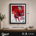 Frameworth Noah Dobson Canadiens Portrait Collage - Framed Print - 16" W x 20" L-6