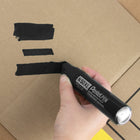 Pentel Permanent Marker - Extra Bold Chisel Tip - Black Ink - 6 Pack-Robust aluminium barrel