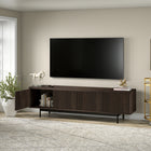 Hudson&Canal Whitman TV Stand for TV's up to 75" - Alder Brown-Product Dimensions: 15.5" L x 70" W x 20" H