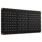 Modway Sparta Weave Wall Mount Vegan Leather Full Headboard with - Walnut Black-Full Size Headboard Only