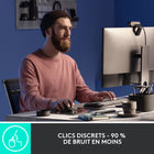 Logitech - Souris sans fil hautes performances MX Master 3S Édition Bluetooth - Noire-Suivi 8 000 DPI sur toutes les surfaces