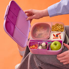 b.box - Boîte à lunch Bento en silicone - Cosmique-Conception monobloc avec coins arrondis pour un nettoyage facile